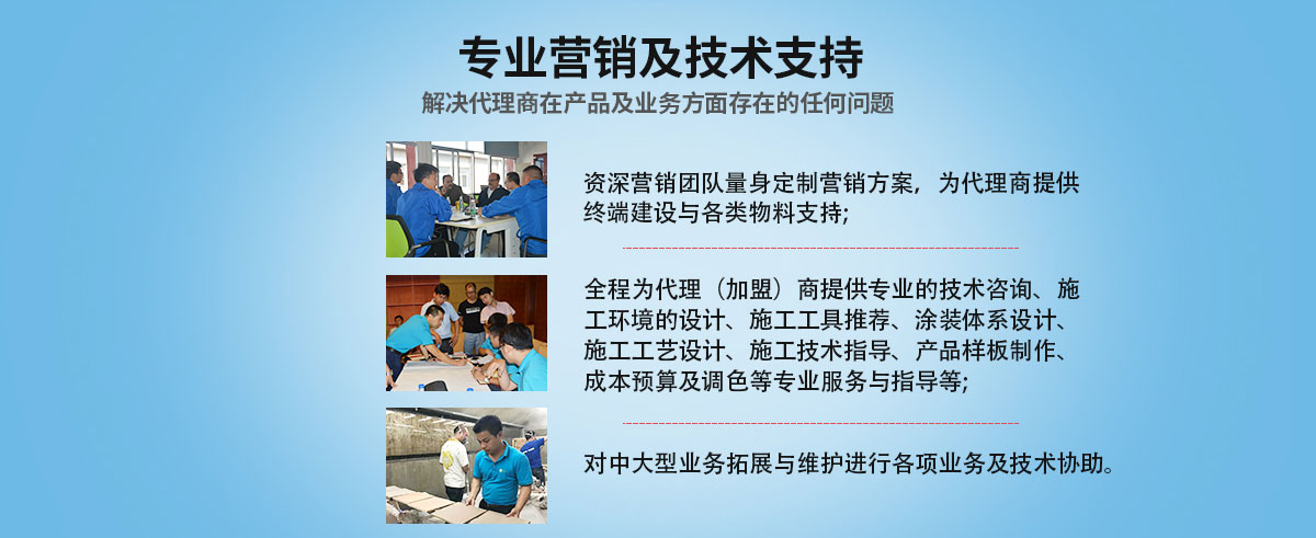 专业营销及技术支持
